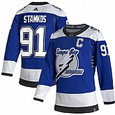 Lightning 91 Steven Stamkos Blue 2020-21 Reverse Retro Adidas Jersey Dzhi,baseball caps,new era cap wholesale,wholesale hats